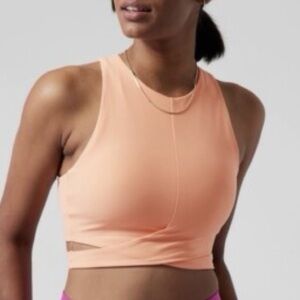 Athleta Conscious Crop Peach
